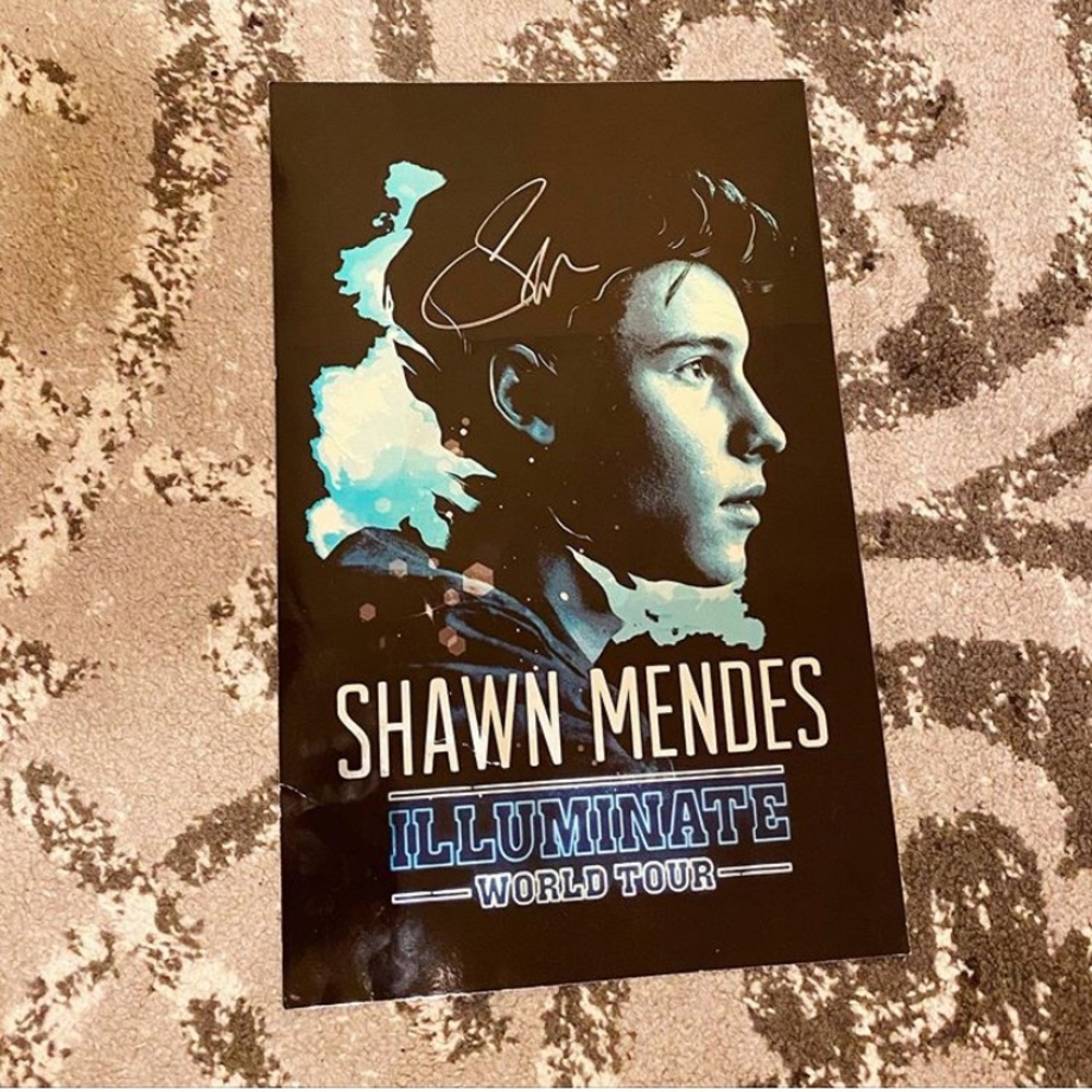 Shawn Mendes SIGNED poster